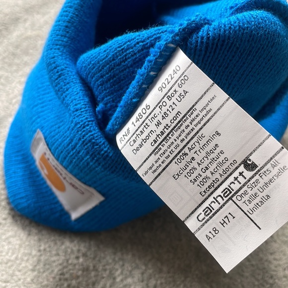 -⭐️CARHARTT BLUE watch hat  cap beanie🆕🆕 NEW STOCK 💫 - Picture 8 of 8